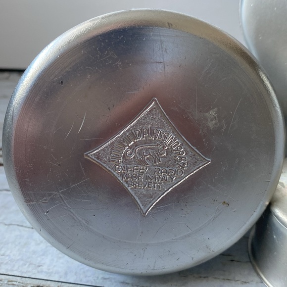 Vintage Italian coffee maker "Rapid Coffee" Moka espresso pure aluminum - Picture 4 of 4